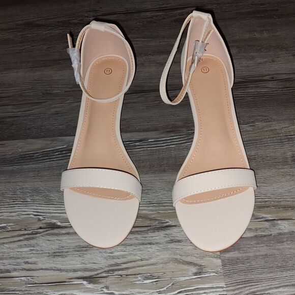 mysoft Women's Open Toe Ankle Strap Low Wedge Sandals Formal  Dress Shoes  Sz 11 - Picture 2 of 9